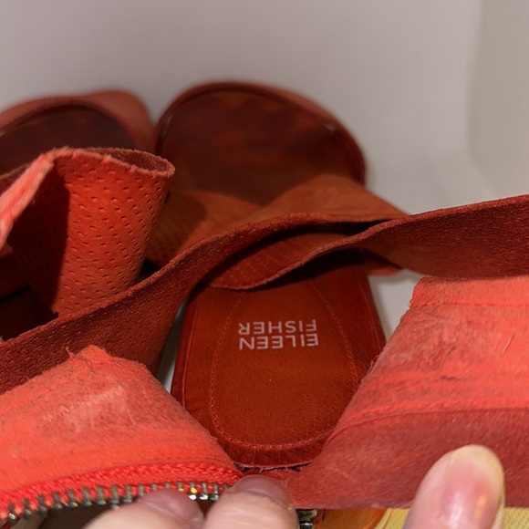 Eileen Fisher Sport Suede Sneaker Sandal Size 10 - GUC - Picture 10 of 11